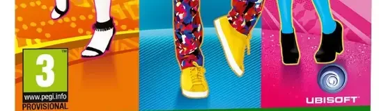 Just Dance 2014, the PEGI square on its front