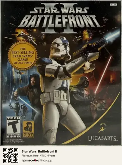 Star Wars: Battlefront II Xbox, NTSC box front