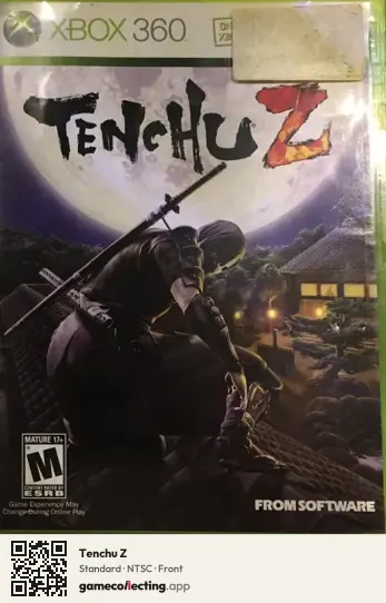 Tenchu Z Xbox 360, NTSC box front