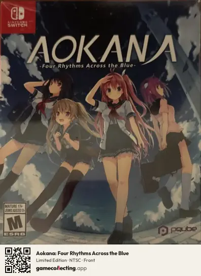 Aokana: Four Rhythms Across the Blue Nintendo Switch, NTSC box front