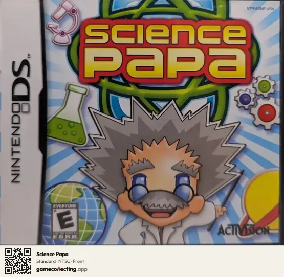 Science Papa Nintendo DS, NTSC box front