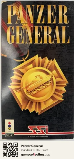 Panzer General 3DO Interactive Multiplayer, NTSC box front