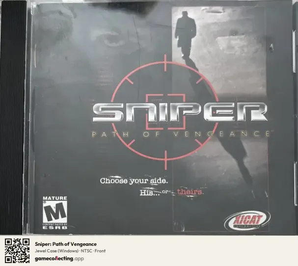 Sniper: Path of Vengeance Computer, NTSC box front
