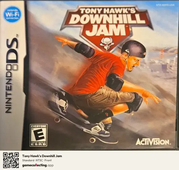 Tony Hawk's Downhill Jam Nintendo DS, NTSC box front