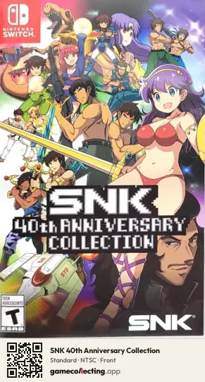 SNK 40th Anniversary Collection Nintendo Switch, NTSC box front