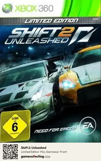 Shift 2: Unleashed Xbox 360, Germany box front