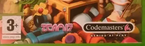 Worms 4: Mayhem, the PEGI square on its front