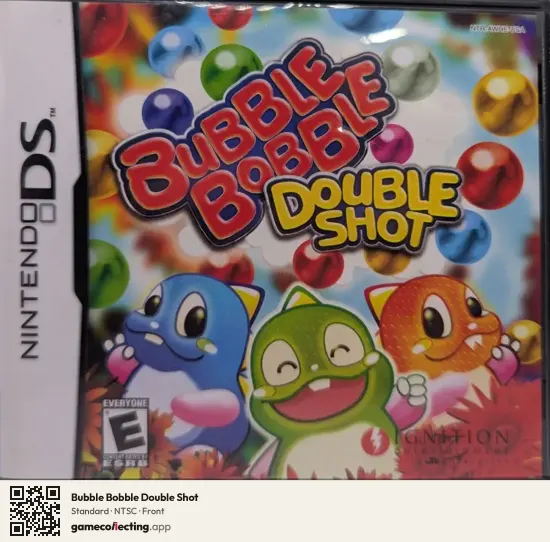 Bubble Bobble Double Shot Nintendo DS, NTSC box front