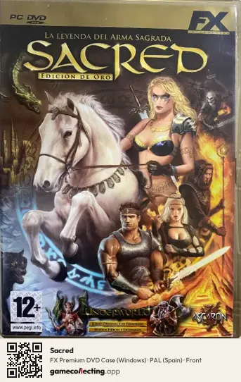 Sacred Computer, Spain box front