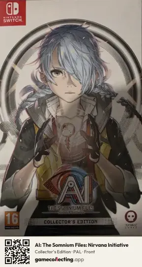 AI: The Somnium Files: Nirvana Initiative Nintendo Switch, PAL box front