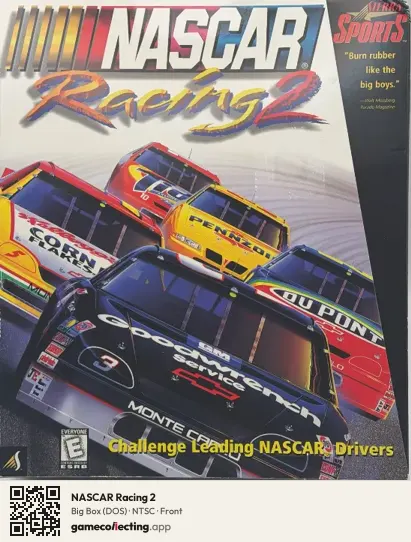 NASCAR Racing 2 Computer, NTSC box front
