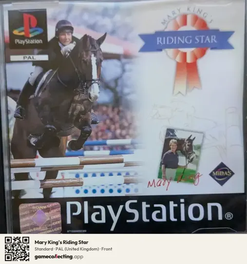 Mary King's Riding Star PlayStation, United Kingdom box front