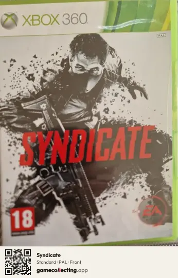 Syndicate Xbox 360, PAL box front