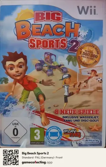 Big Beach Sports 2 Nintendo Wii, Germany box front