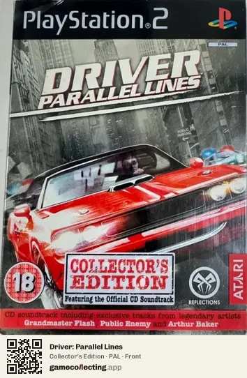 Driver: Parallel Lines PlayStation 2, PAL box front