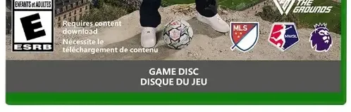 EA Sports FC 27, the ESRB box on its front