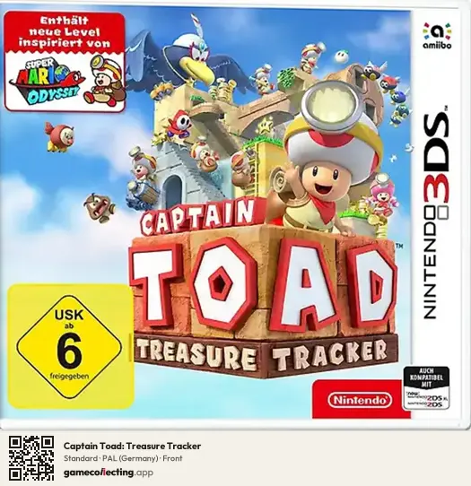 Captain Toad: Treasure Tracker Nintendo 3DS, Germany box front