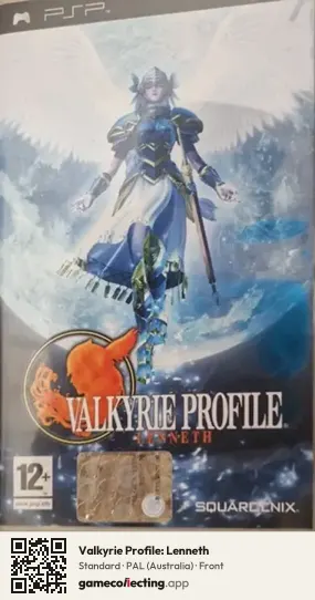 Valkyrie Profile: Lenneth PlayStation Portable, Australia box front