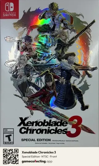 Xenoblade Chronicles 3 Nintendo Switch, NTSC box front