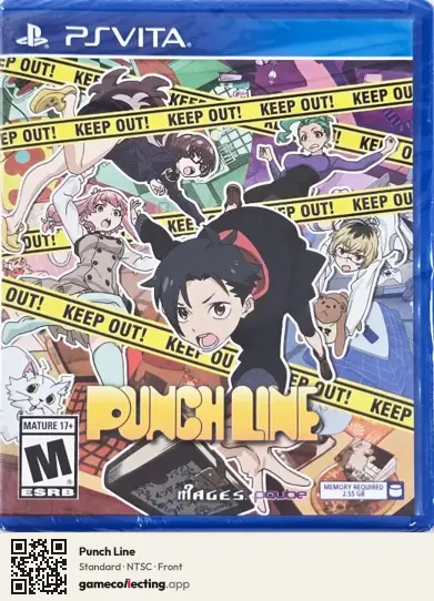 Punch Line PlayStation Vita, NTSC box front