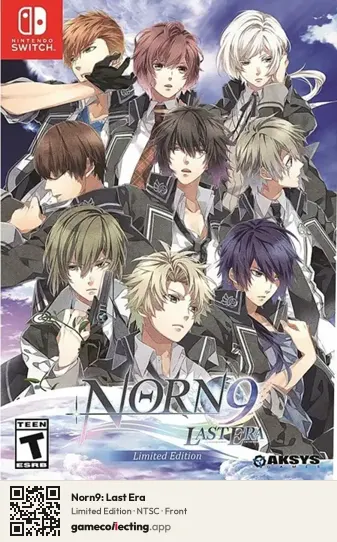Norn9: Last Era Nintendo Switch, NTSC box front