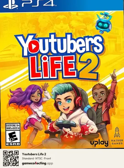 Youtubers Life 2 PlayStation 4, NTSC box front