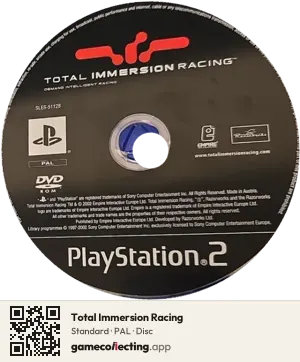 Total Immersion Racing PlayStation 2, PAL disc