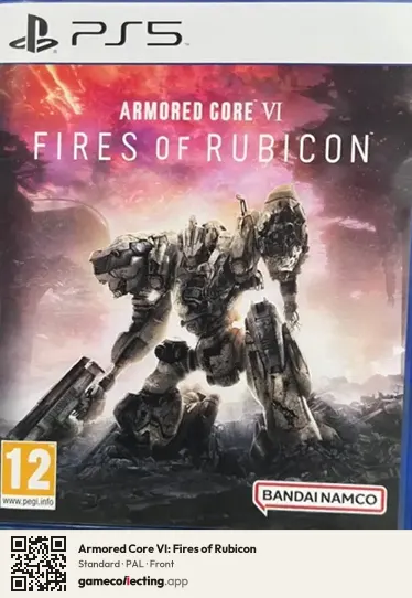 Armored Core VI: Fires of Rubicon PlayStation 5, PAL box front