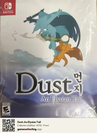Dust: An Elysian Tail Nintendo Switch, NTSC box front