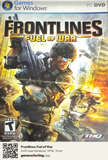 Frontlines: Fuel of War Computer, NTSC box front