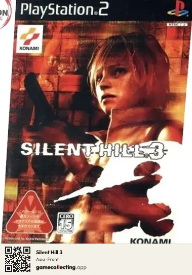 Silent Hill 3 PlayStation 2, Asia box front