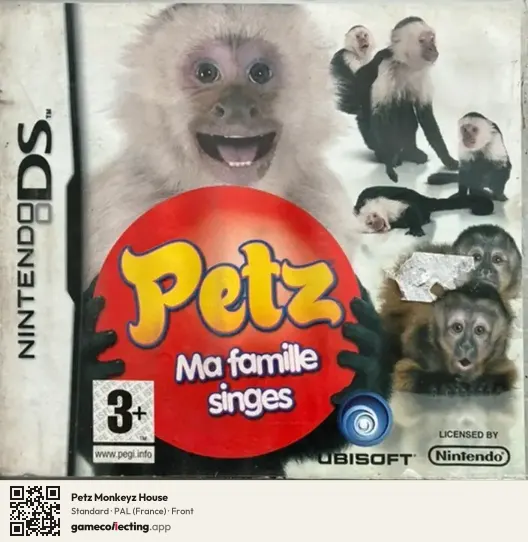 Petz Monkeyz House Nintendo DS, France box front