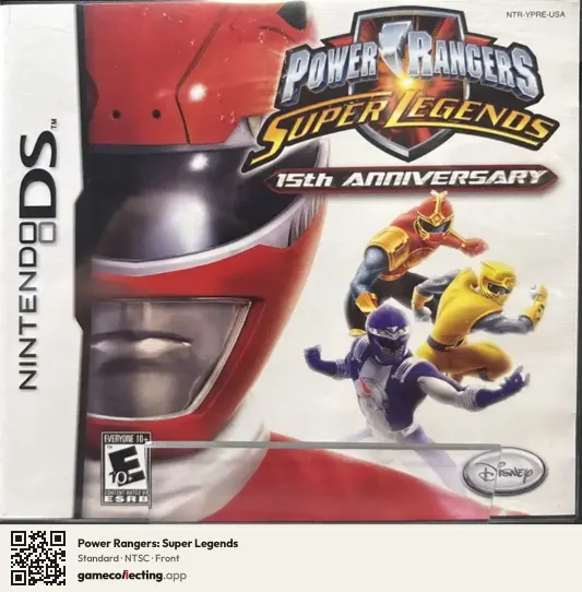 Power Rangers: Super Legends Nintendo DS, NTSC box front