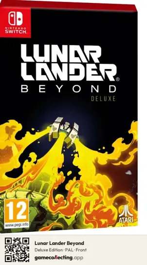 Lunar Lander Beyond Nintendo Switch, PAL box front