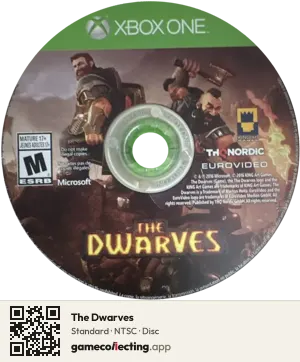 The Dwarves Xbox One, NTSC disc