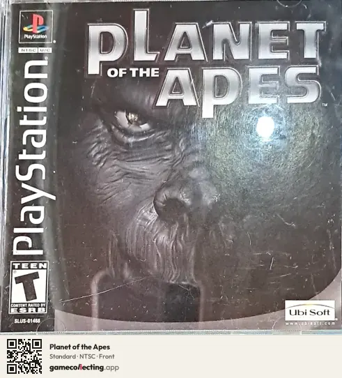 Planet of the Apes PlayStation, NTSC box front