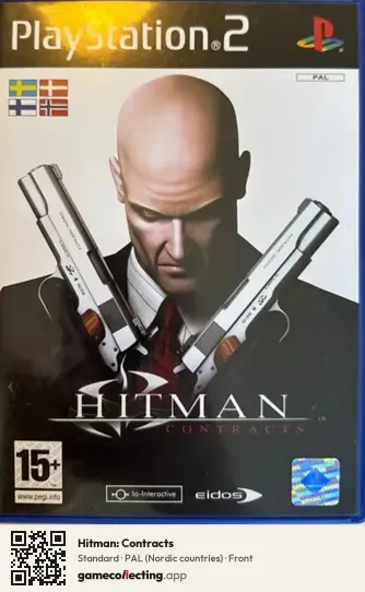 Hitman: Contracts PlayStation 2, Nordic countries box front