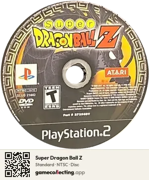 Super Dragon Ball Z PlayStation 2, NTSC disc