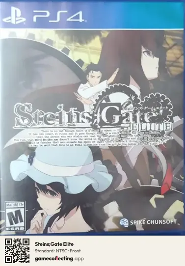 Steins;Gate Elite PlayStation 4, NTSC box front