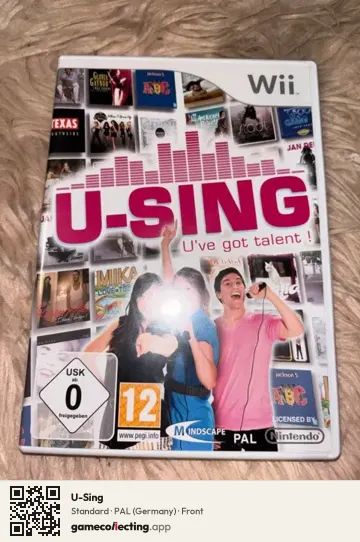 U-Sing Nintendo Wii, Germany box front