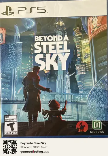 Beyond a Steel Sky PlayStation 5, NTSC box front