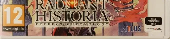 Radiant Historia: Perfect Chronology, the USK square on its front