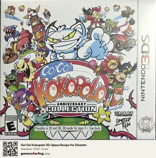 Go! Go! Kokopolo 3D: Space Recipe for Disaster Nintendo 3DS, NTSC box front