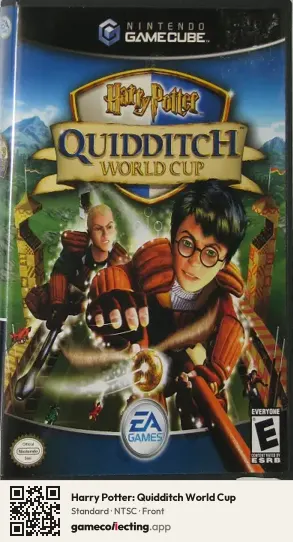 Harry Potter: Quidditch World Cup Nintendo GameCube, NTSC box front