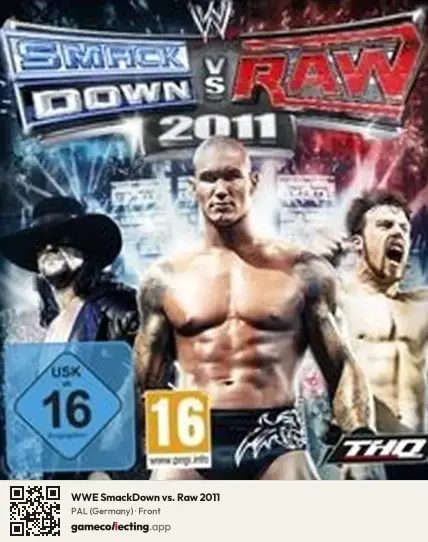 WWE SmackDown vs. Raw 2011 PlayStation 3, Germany box front