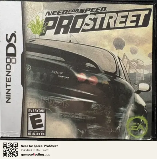 Need for Speed: ProStreet Nintendo DS, NTSC box front