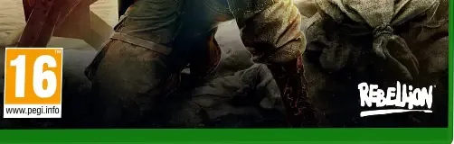 Sniper Elite 5, the PEGI square on its front
