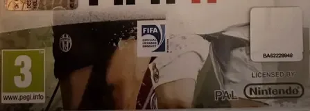 FIFA 11, the PEGI square on its front