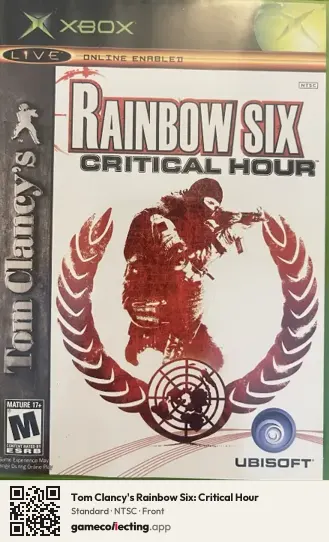 Tom Clancy's Rainbow Six: Critical Hour Xbox, NTSC box front