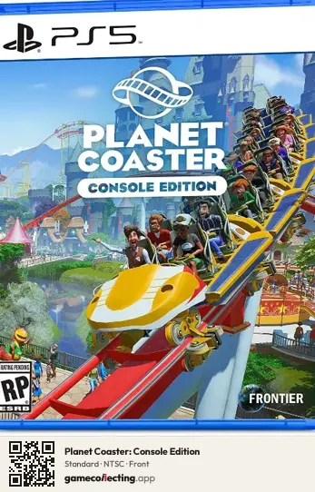 Planet Coaster: Console Edition PlayStation 5, NTSC box front